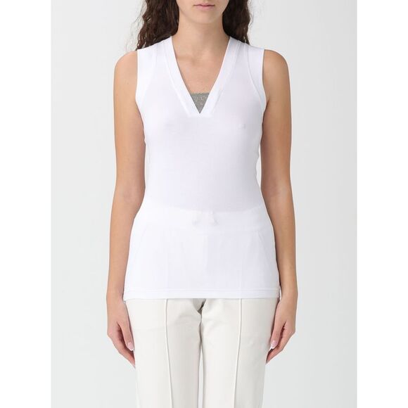 Brunello Cucinelli Top Woman White